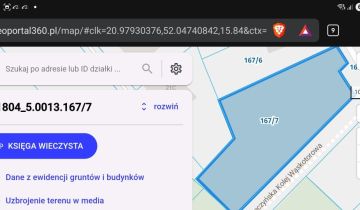 Działka budowlana Gołków