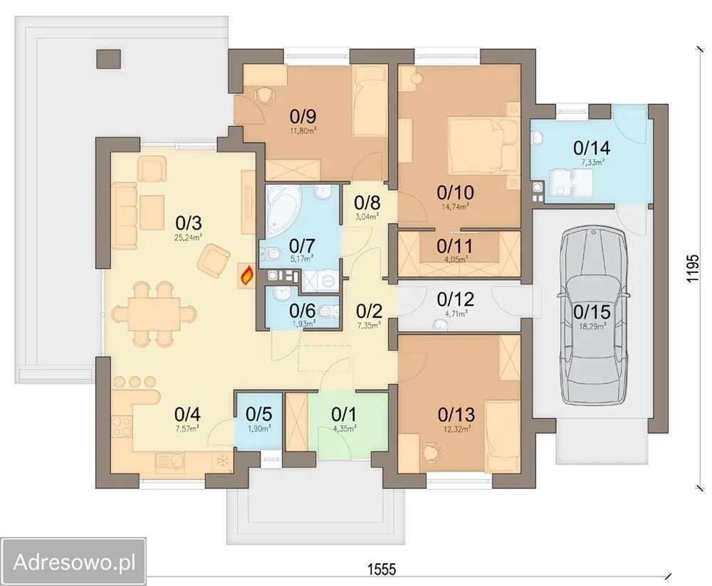 dom wolnostojący, 4 pokoje Radawczyk-Kolonia Pierwsza. Zdjęcie 14