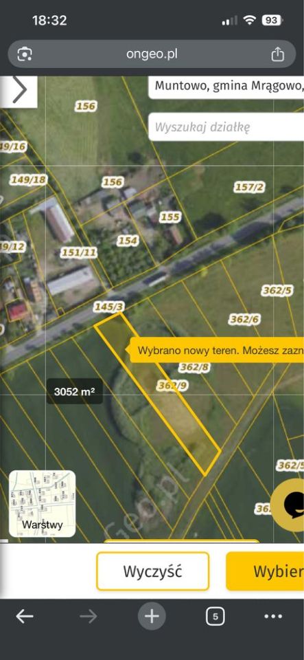 Działka rekreacyjna Muntowo. Zdjęcie 6