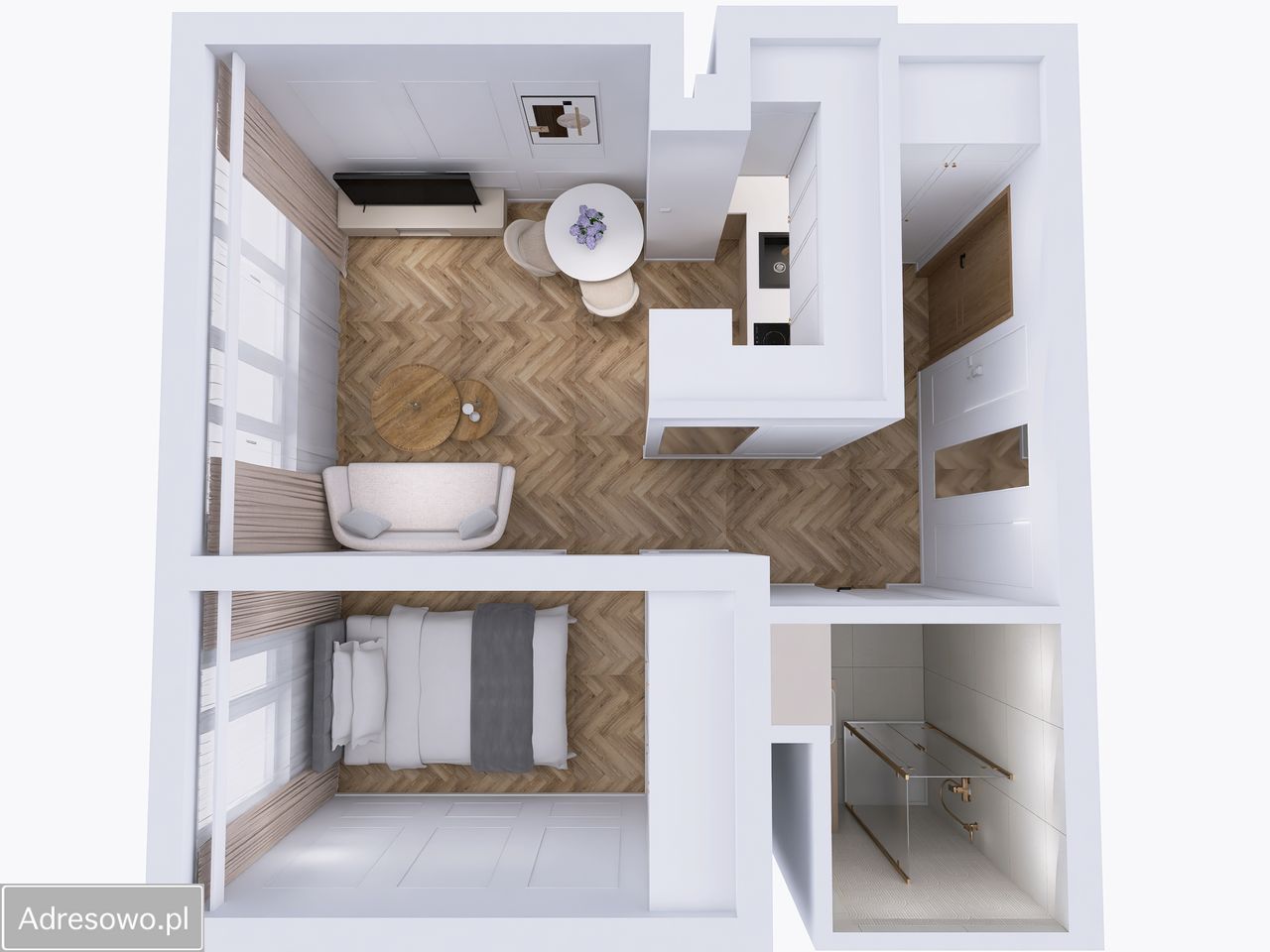 Mieszkanie 2-pokojowe Warszawa Mokotów, ul. Stefana Bryły. Zdjęcie 10