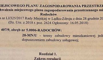 Działka budowlana Radochów