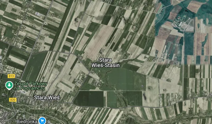 Działka budowlana Stara Wieś-Stasin