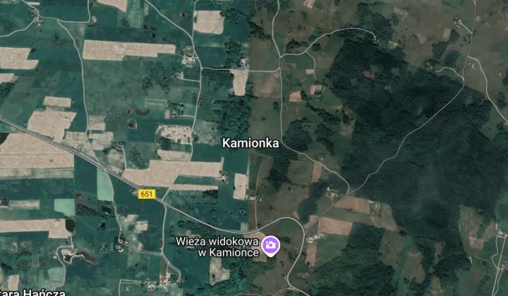 Działka rekreacyjna Kamionka