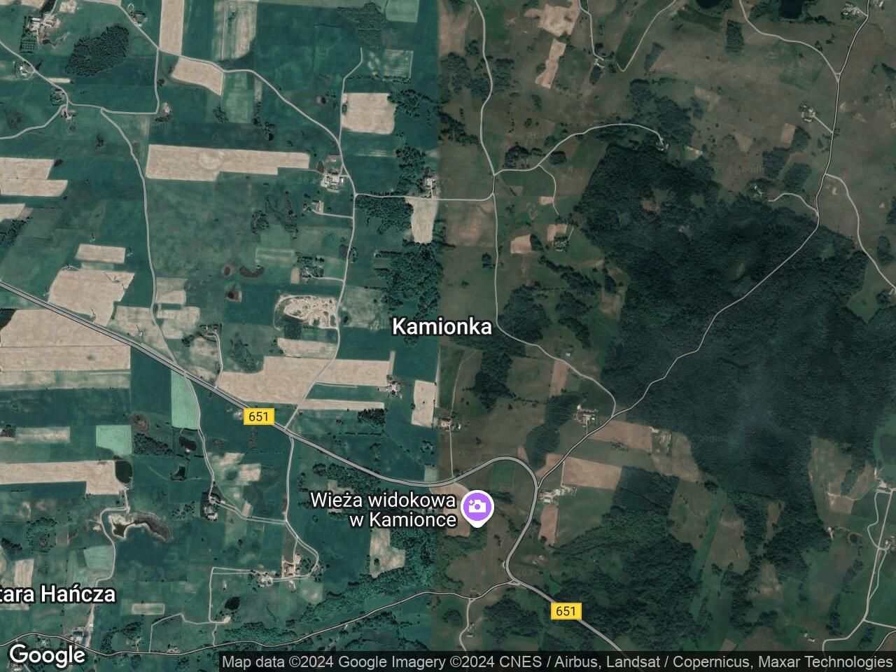 Działka rekreacyjna Kamionka