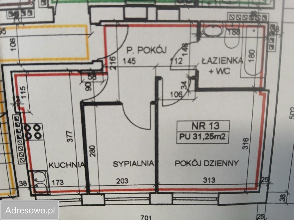 Mieszkanie 2-pokojowe Kraków Żabiniec, ul. Biała. Zdjęcie 12