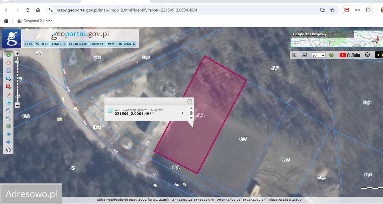 Działka budowlana Dobrzewino, ul. Lniana. Zdjęcie 6