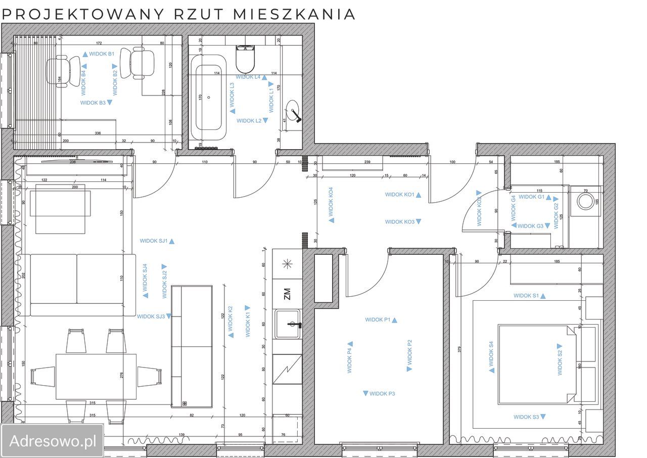 Mieszkanie 4-pokojowe Szczecin Żelechowa, ul. Przepiórki. Zdjęcie 2