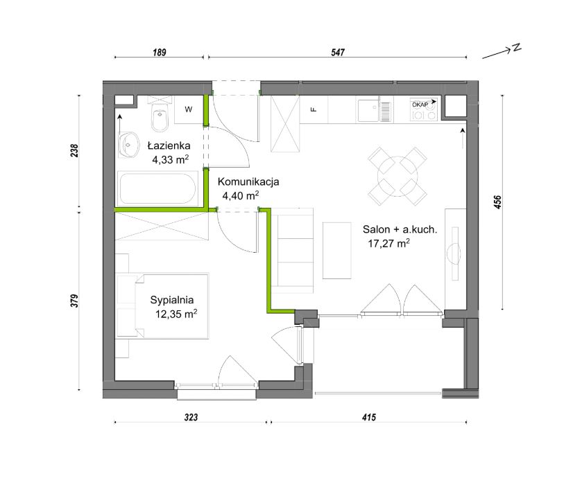 Mieszkanie 2-pokojowe Wrocław Ołtaszyn, ul. Orawska. Zdjęcie 8