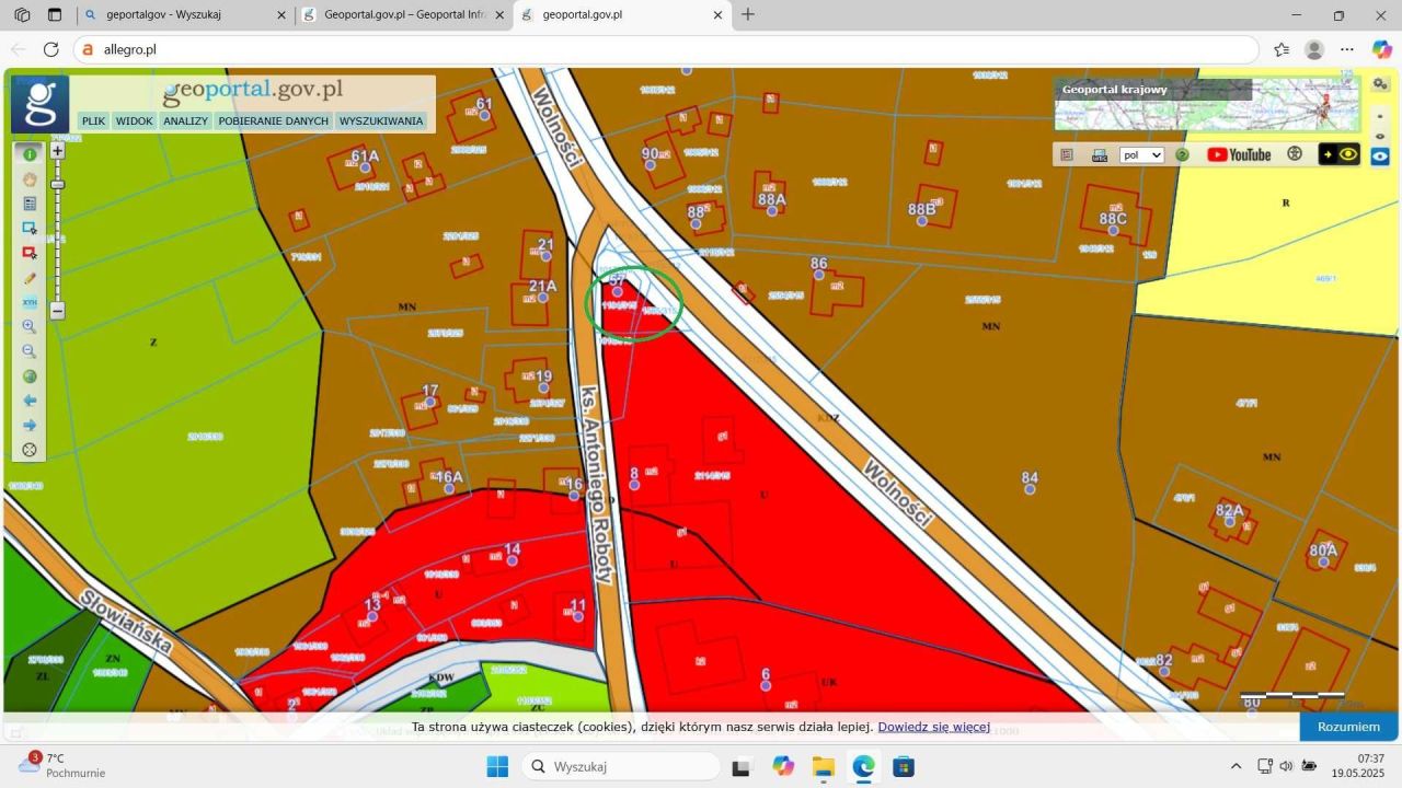 Działka inwestycyjna Wodzisław Śląski, ul. Wolności. Zdjęcie 6