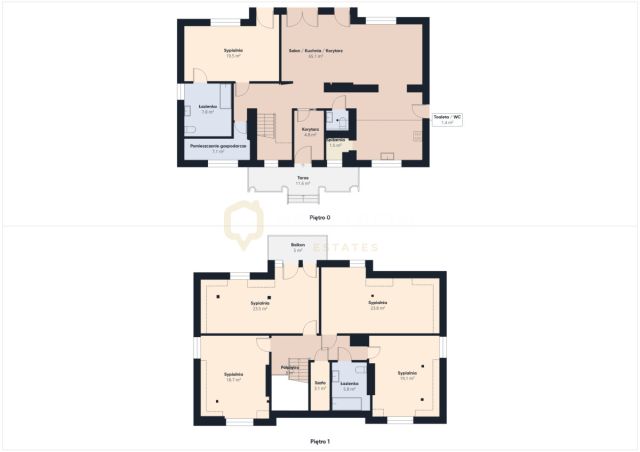 dom wolnostojący, 6 pokoi Marki, ul. Wenecka. Zdjęcie 3