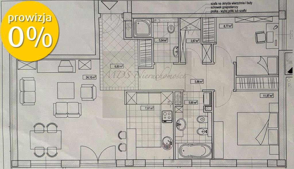Mieszkanie 3-pokojowe Warszawa Praga-Południe, ul. Ludwisarska. Zdjęcie 8