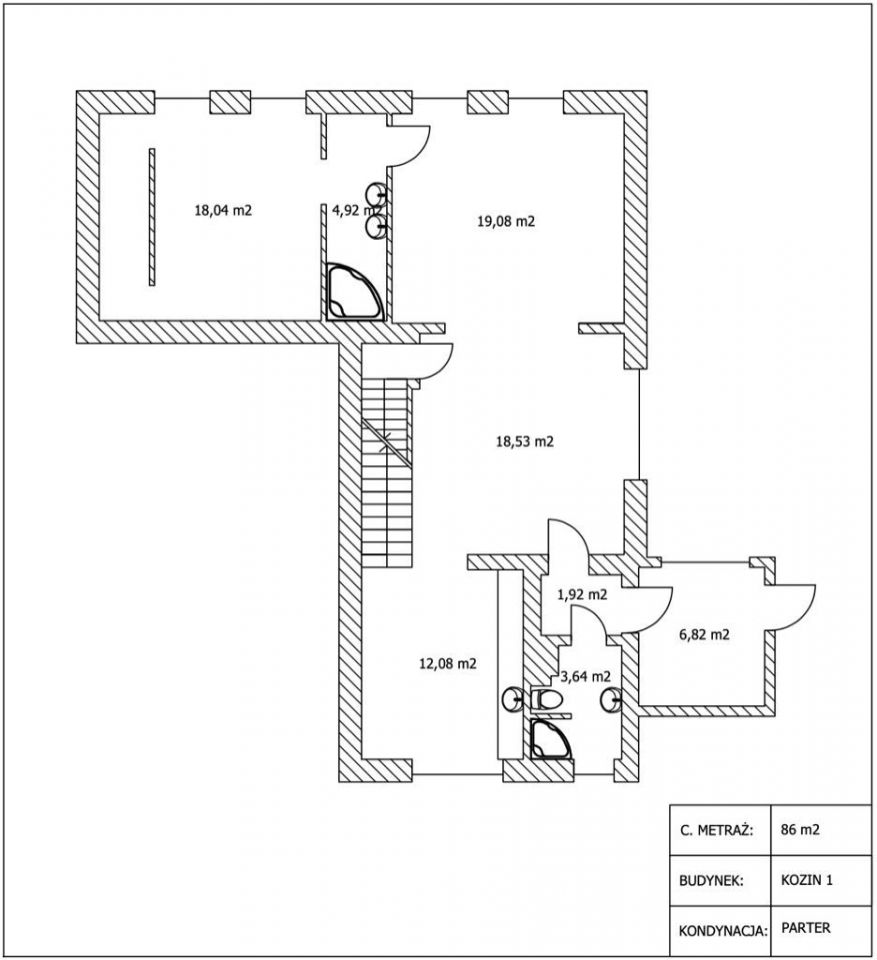 dom wolnostojący Kozin. Zdjęcie 6