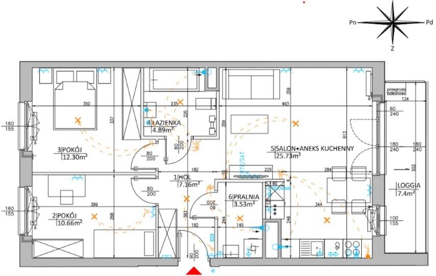 Mieszkanie 3-pokojowe Warszawa Ursynów, ul. Kłobucka. Zdjęcie 20