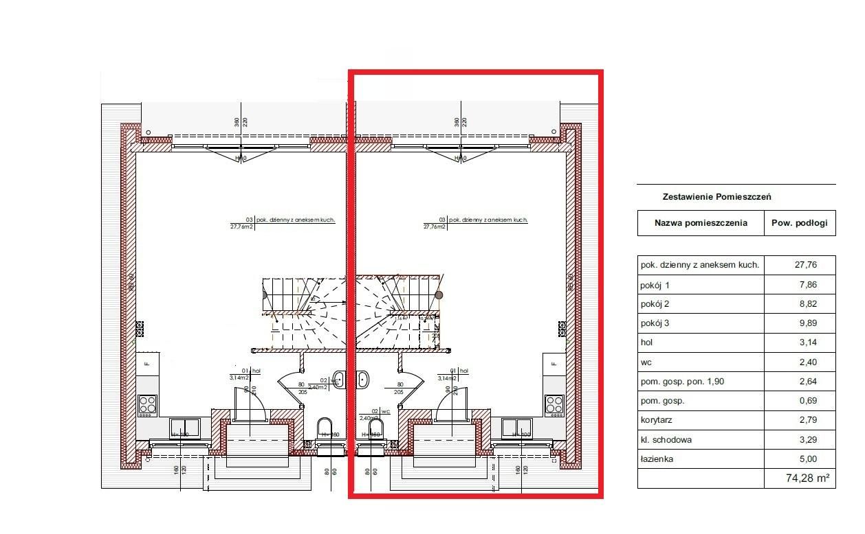 bliźniak, 4 pokoje Kamionki, ul. Magnoliowa. Zdjęcie 12