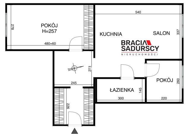 Mieszkanie 3-pokojowe Kraków Nowa Huta, os. Zgody. Zdjęcie 33