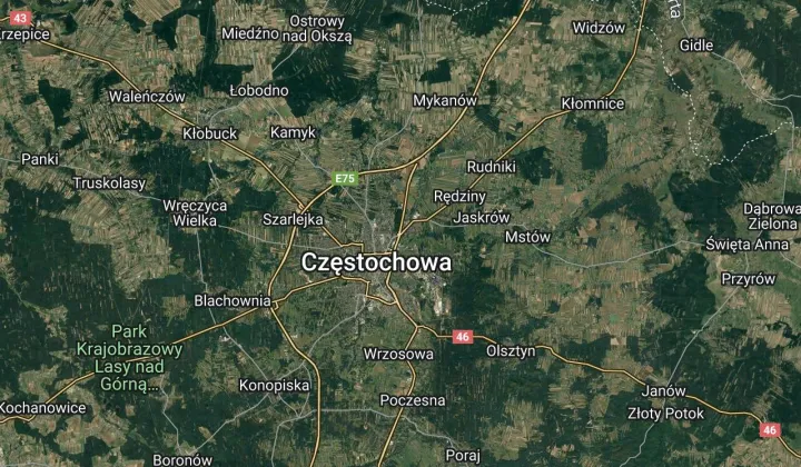 Działka rekreacyjna Częstochowa Aniołów, ul. Warszawska