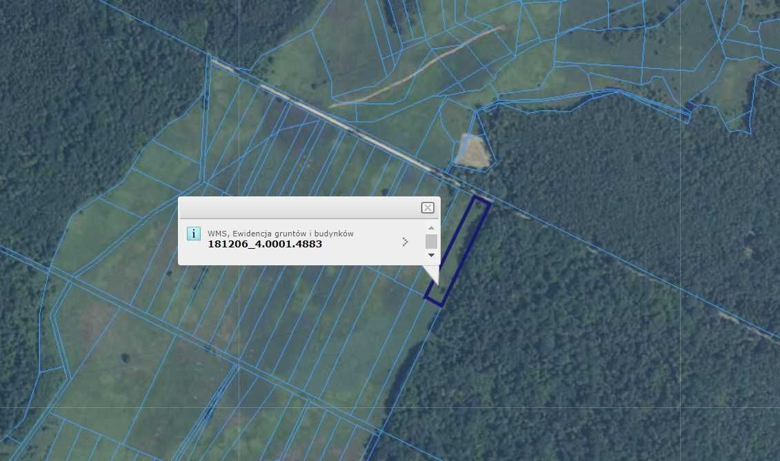 Działka rolna Rudnik nad Sanem. Zdjęcie 3