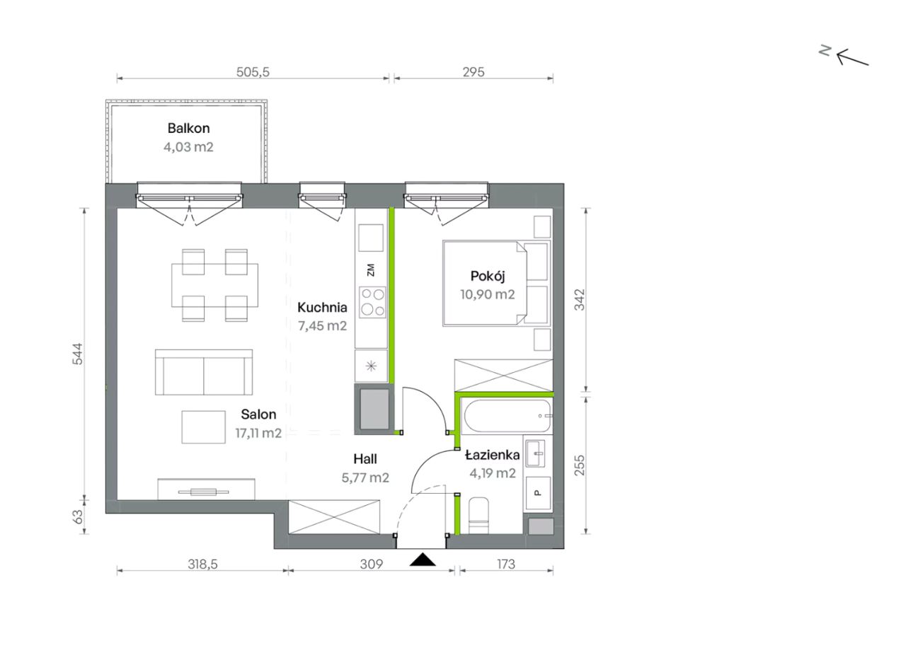 Mieszkanie 2-pokojowe Warszawa Targówek, ul. Oliwska. Zdjęcie 16