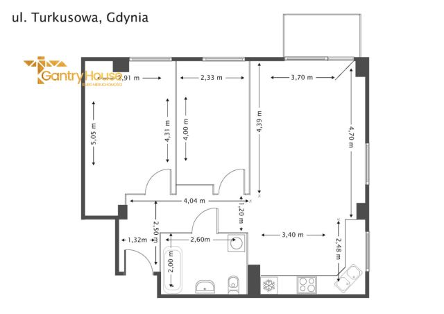 Mieszkanie 3-pokojowe Gdynia Obłuże, ul. Turkusowa. Zdjęcie 24