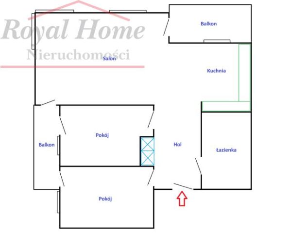 Mieszkanie 3-pokojowe Wrocław Fabryczna, ul. Zagony. Zdjęcie 15