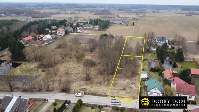 Działka budowlana Czarna Wieś Kościelna. Zdjęcie 1