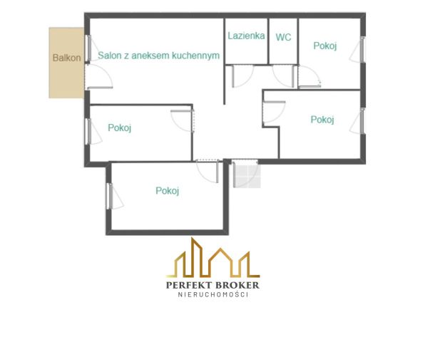 Mieszkanie 5-pokojowe Lublin Wieniawa, ul. Skautów. Zdjęcie 13