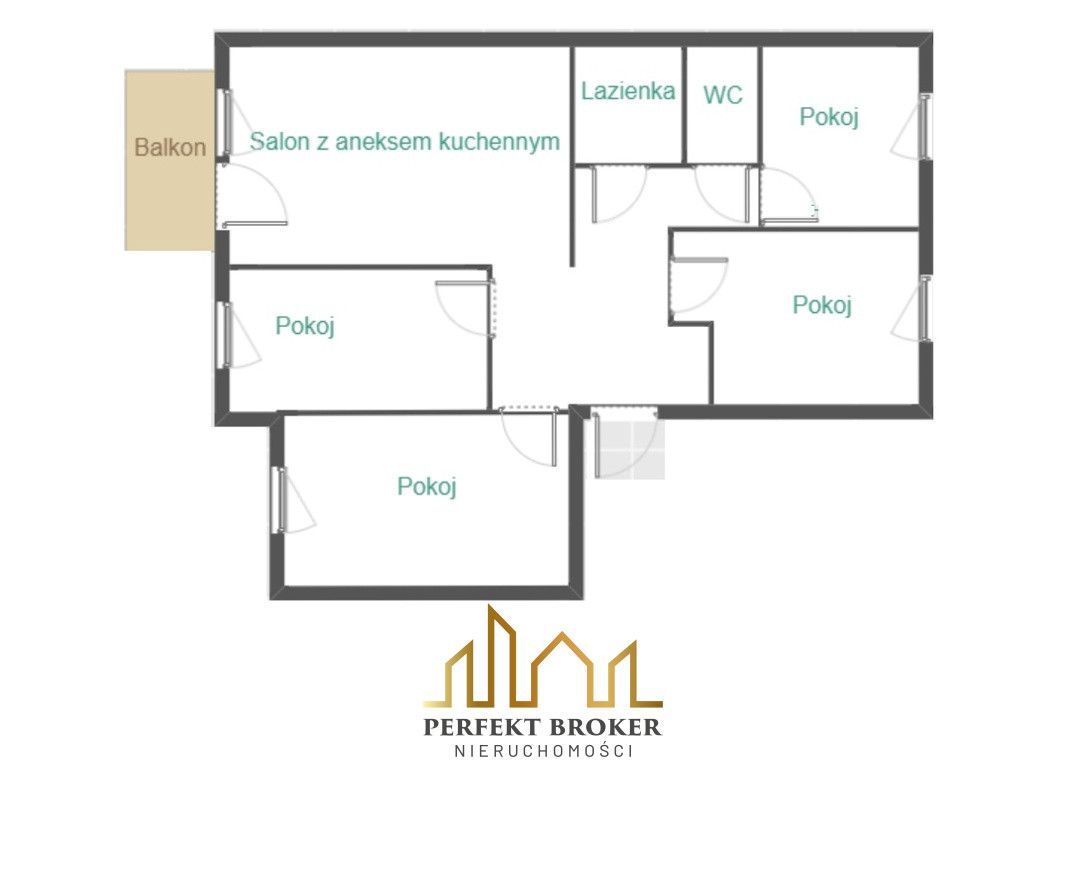 Mieszkanie 5-pokojowe Lublin Wieniawa, ul. Skautów. Zdjęcie 13