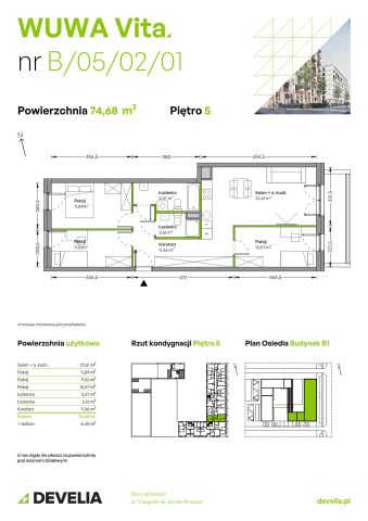Mieszkanie 4-pokojowe Wrocław Żerniki, ul. Tadeusza Brzozy. Zdjęcie 6