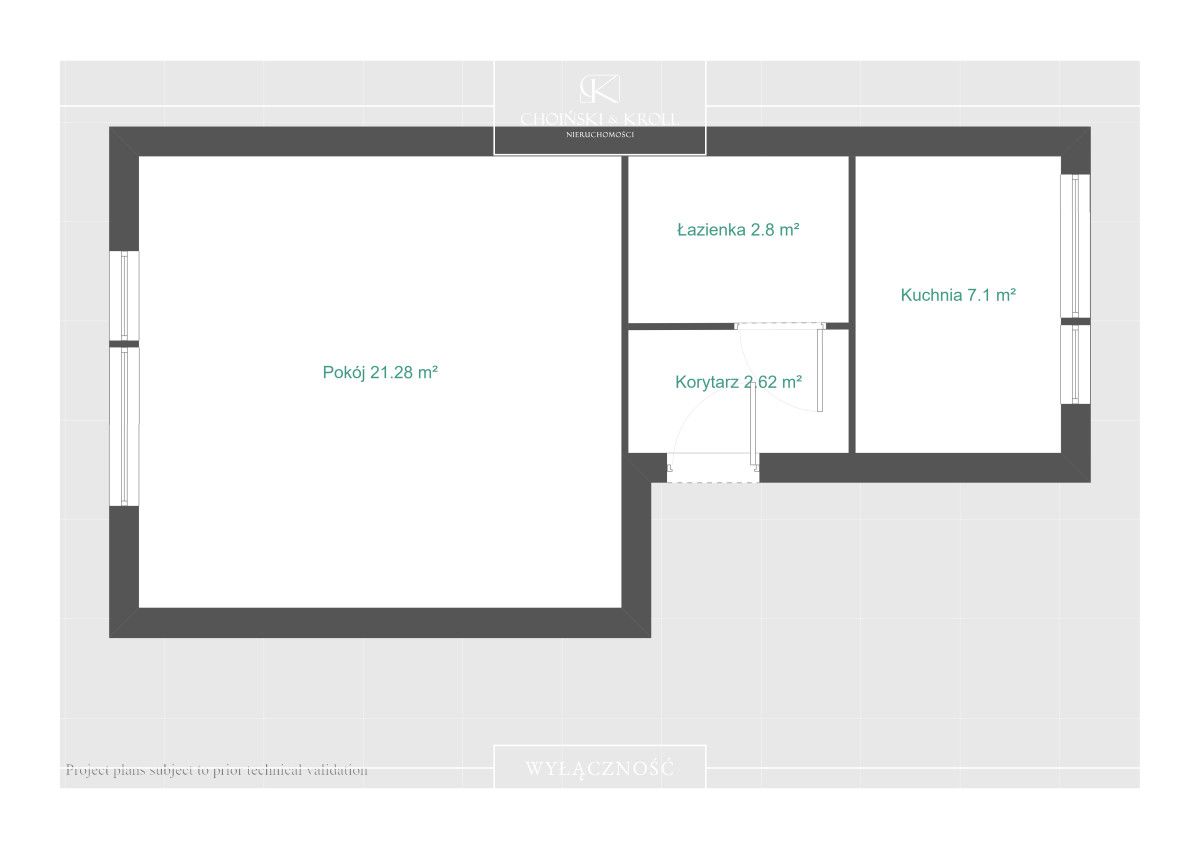 Mieszkanie 1-pokojowe Poznań Dębiec, os. Dębina. Zdjęcie 12