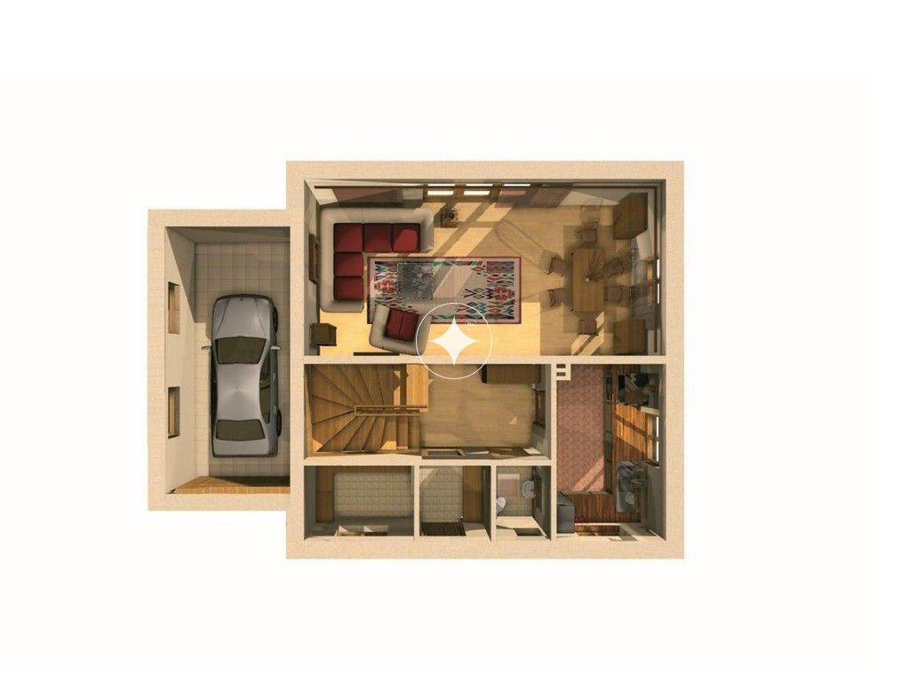 dom wolnostojący, 4 pokoje Kurki. Zdjęcie 6