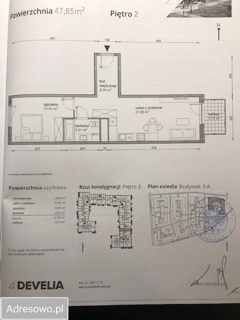 Mieszkanie 2-pokojowe Warszawa Praga-Południe, ul. Drwęcka. Zdjęcie 3