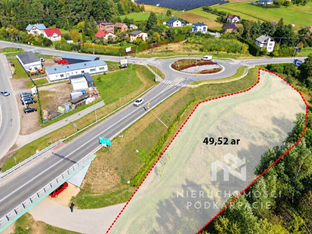 Działka inwestycyjna Czudec, ul. Rzeszowska. Zdjęcie 3