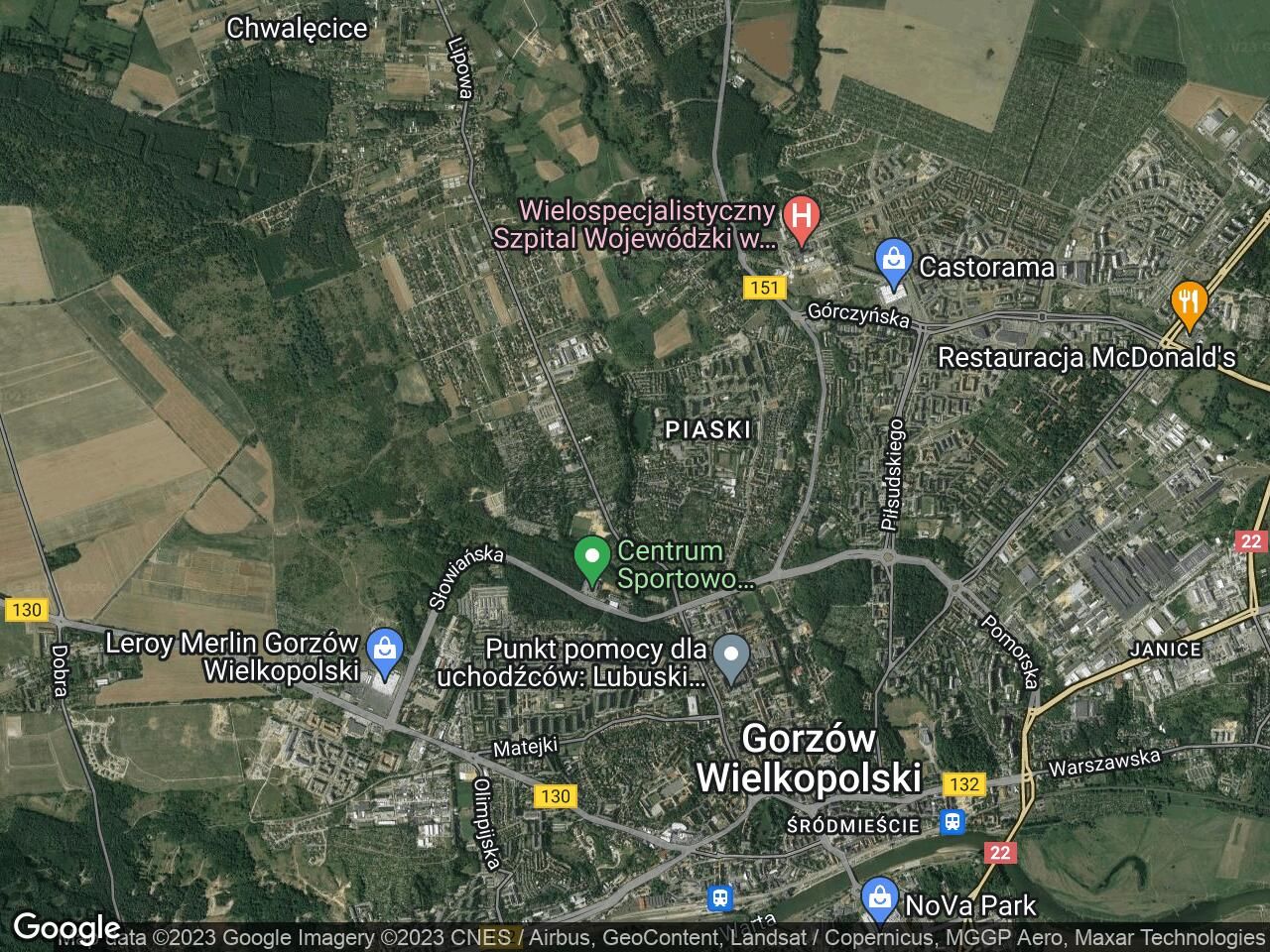 Działka rekreacyjna Gorzów Wielkopolski Piaski, ul. Błotna