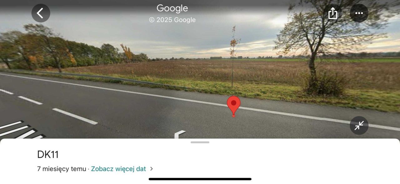 Działka rolna Gościejewo