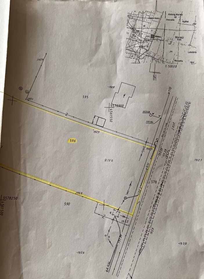 Działka budowlana Małecz. Zdjęcie 3