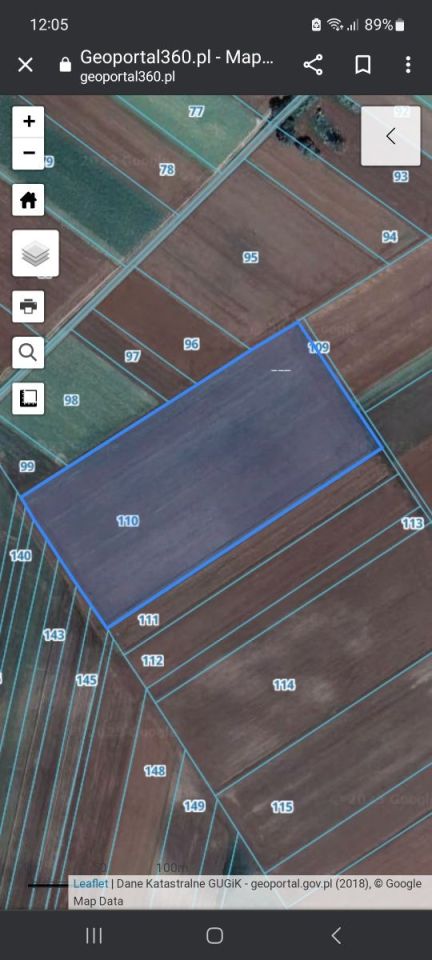 Działka rolna Stare Wypychy