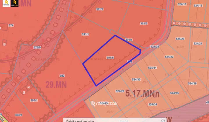 Działka budowlana Drewnica, ul. Zielona