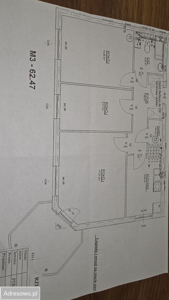 Mieszkanie 3-pokojowe Toruń Bielany, ul. Polna. Zdjęcie 5
