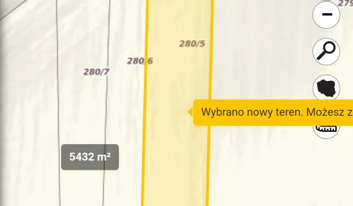 Działka rolna Ługów