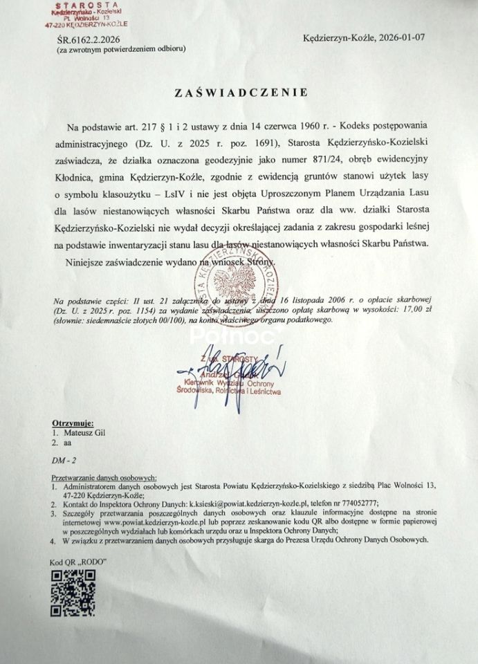Działka budowlana Kędzierzyn-Koźle Kłodnica. Zdjęcie 20