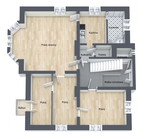 Mieszkanie 4-pokojowe Szklarska Poręba. Zdjęcie 5