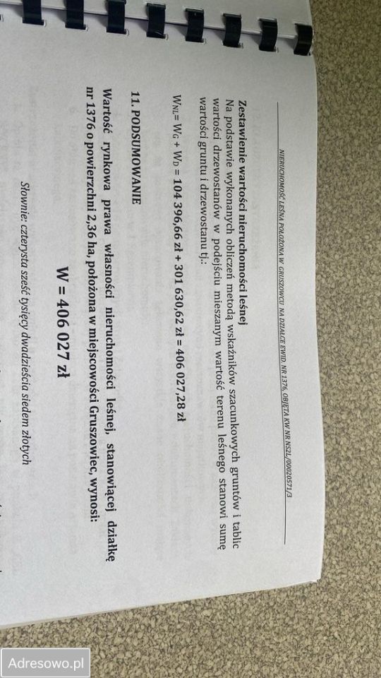 Działka leśna Gruszowiec. Zdjęcie 4