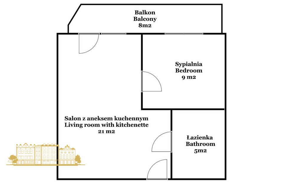 Mieszkanie 2-pokojowe Kraków Górka Narodowa, ul. ks. Józefa Meiera. Zdjęcie 10
