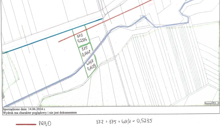 Działka rolno-budowlana Leniewo