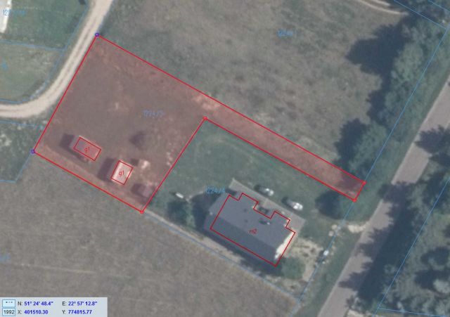 Działka budowlana Krasne. Zdjęcie 1