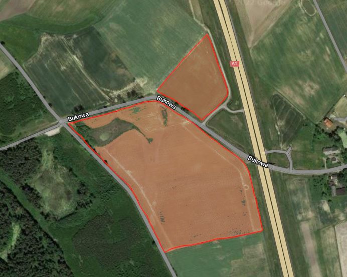Działka rolna Ulkowy, ul. Bukowa