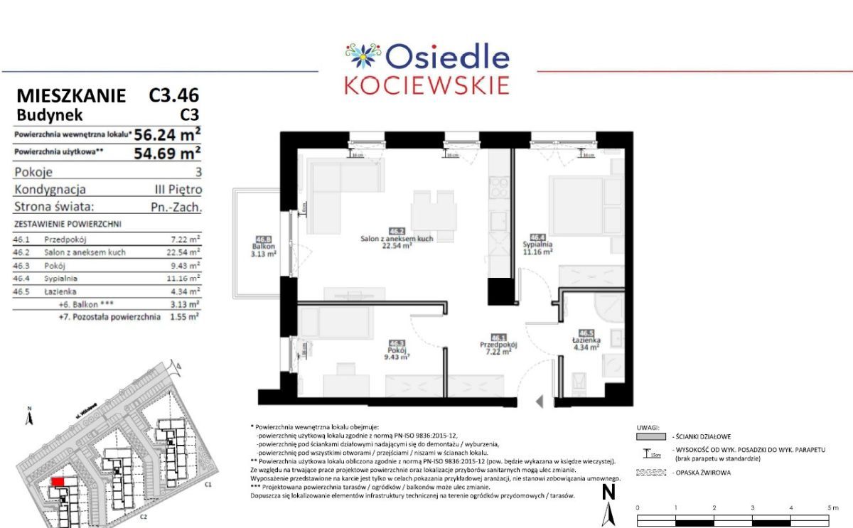 Mieszkanie 2-pokojowe Tczew. Zdjęcie 47