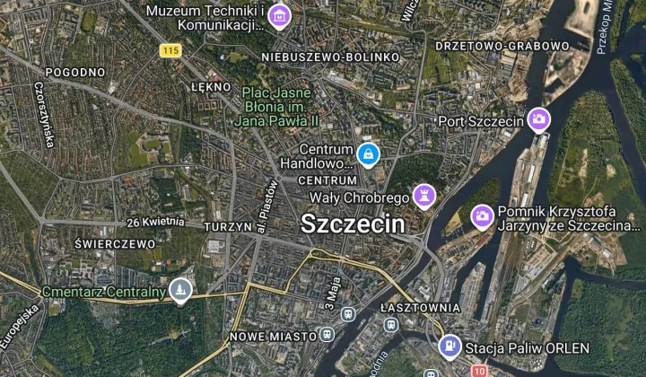 Mieszkanie 3-pokojowe Szczecin Centrum, ul. Śląska