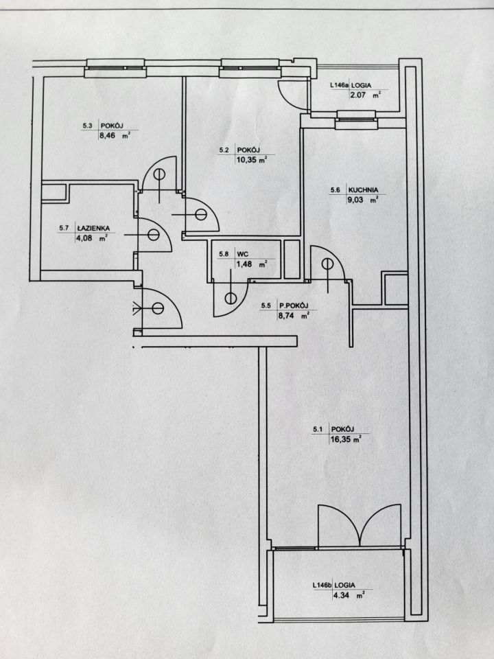 Mieszkanie 3-pokojowe Kraków Czyżyny, ul. Bolesława Orlińskiego. Zdjęcie 27