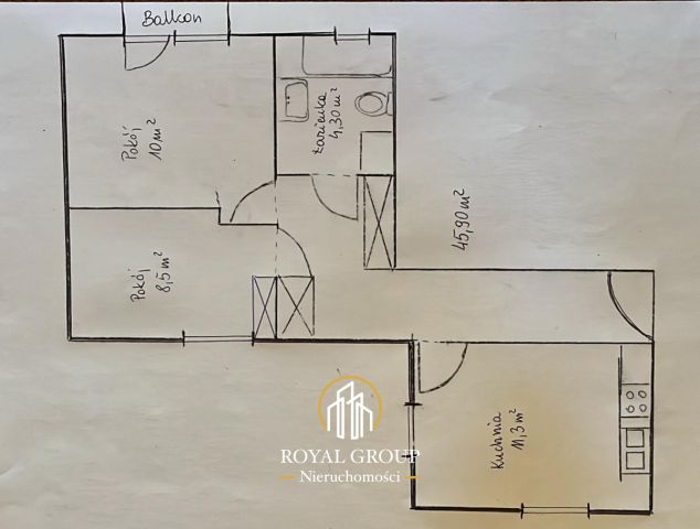 Mieszkanie 2-pokojowe Lublin Bronowice, ul. Kręta. Zdjęcie 11